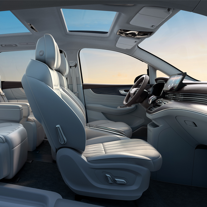 550 km MPV EV Car Roewe iMAX8 EV 2022 Primeira Classe Edição Diamante 4